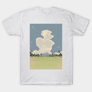 Japanese Mount Fuji landscape T-Shirt